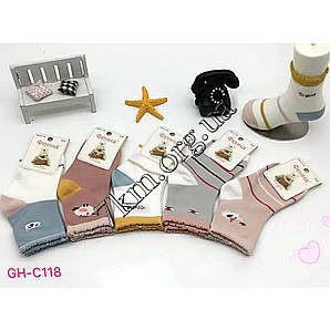 Шкарпетки дитячі Оптом для дівчаток 3-4 роки "Улюблені" Корона C118