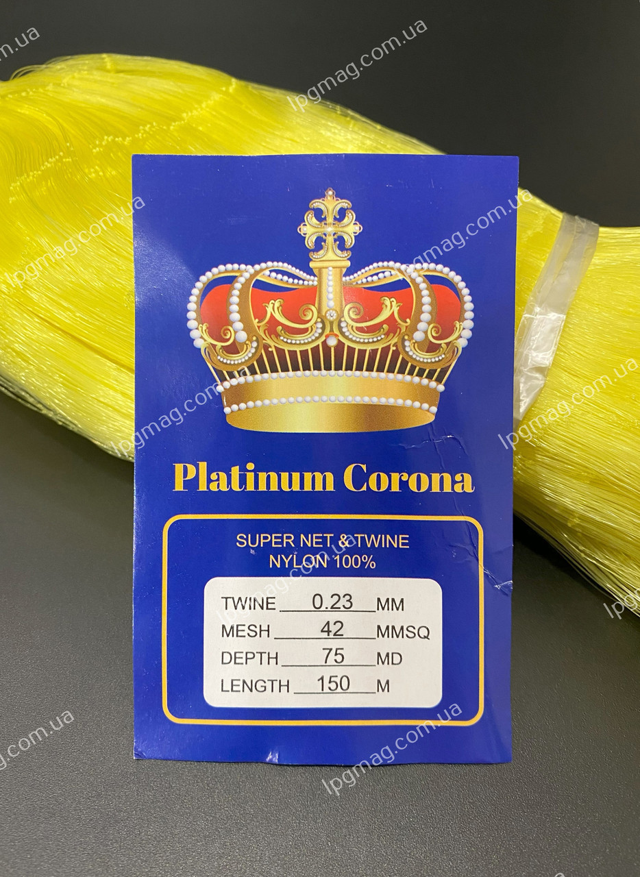 Сіткове полотно Platinum Corona 42мм 0,23мм 75х150 - фото 1 - id-p2094908559