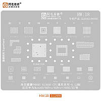 Трафарет BGA Amaoe Huawei HW:18 Hisilicon Hi36A0 Kirin 9000S Huawei Mate 60 Series (0.12mm)