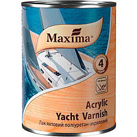 Лак яхтовий поліуретан-акриловий "Acrylic yacht varnish", глянсовий ТМ "Maxima" -2,5 л