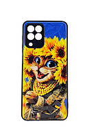 Чехол Prisma для телефона Samsung Galaxy M33 5G / M336 бампер рисунок Ukrainian cat