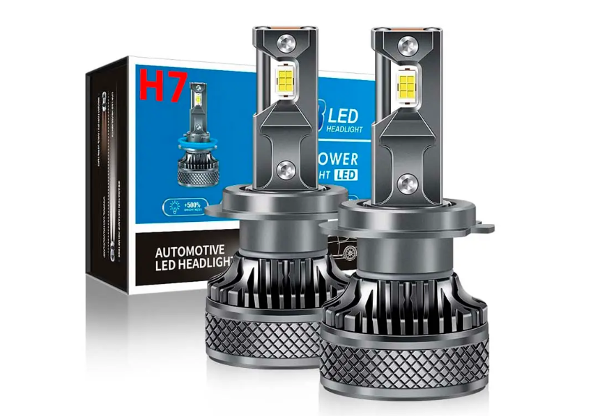 Комплект Led ламп для автомобіля K18 H7 130W 19800lm 6000K, фото 1