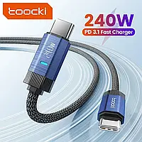 Toocki Cable 2 метры 240W PD3.1 QC4.0 Type-C - Type-C шнур провод