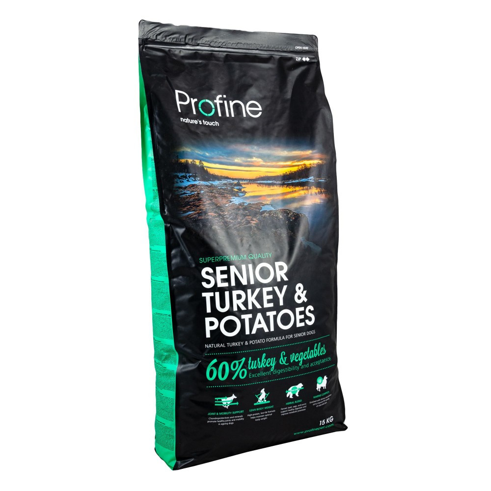 Сухий корм для літніх собак усіх порід з індичкою та картоплею Profine Senior 15 кг