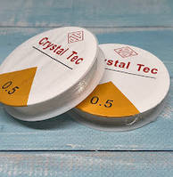 Лісочка-силіконова нитка (прозора) для біжутерії, 0,5 мм* ≈ 15 м, рулон, Прозорий