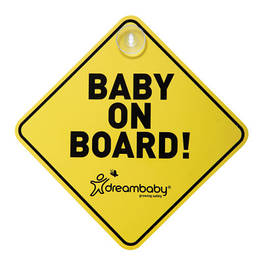 Аксессуар для автокресла DreamBaby BABY ON BOARD знак (F211)