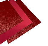 Фоаміран з глітером 2 мм, розмір 20*24 см, колір -червоний, 1 шт, фото 3