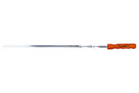 Шампур Скаут - 600 x 10 мм плоский деревянная ручка (0729)