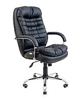 Крісло керівника Валенсія Хром Anyfix Флай 2230, комп'ютерне офісне крісло для керівника Richman
