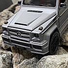 Машинка металева Gelenvagen 1:25 XLG Mercedes-Benz G-class Brabus. 20 см інерційне, світло, звук у коробці, фото 2