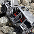 Машинка металева Gelenvagen 1:25 XLG Mercedes-Benz G-class Brabus. 20 см інерційне, світло, звук у коробці, фото 3