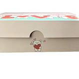 Коробка для еклерів, зефіру "Love ведмедики", 225*150*60, фото 4