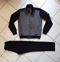 Спортивный костюм мужской турецкий серый прогулочный
