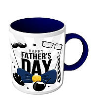Чашка для папы на День отца цветная - Happy father's day