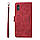 Чохол книжка BetopNice для Xiaomi Redmi 9A червоний з ремінцем на руку, фото 3