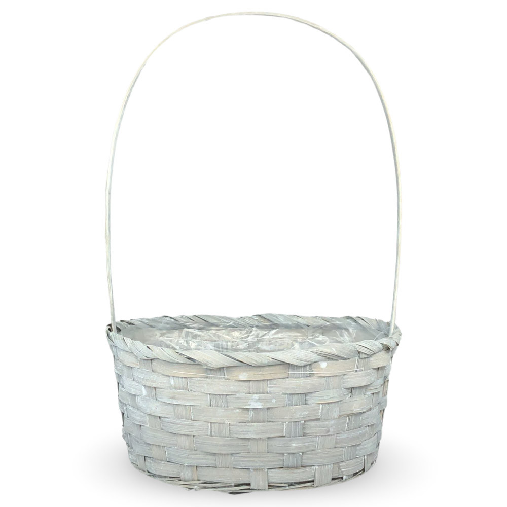 Кошик з лози сіра, фото 1