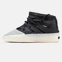 Мужские кроссовки Adidas Fear of God Athletics Black White, черно-белые кроссовки адидас феар оф год