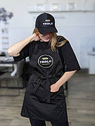 Кепка Тракер з вашим логотипом Чорна, фото 4