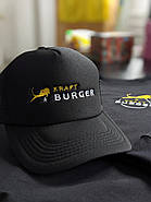 Кепка Тракер з вашим логотипом Чорна, фото 2