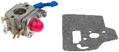 Карбюратори, запчастини карбюраторів для мотокосів Husqvarna, McCulloch, Partner, Jonsered