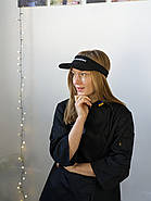 Кепка козирок з вашим логотипом Чорна, фото 4