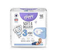 Підгузки дитячі Bella Baby Happy (3) Midi 5-9 кг, 16 шт.