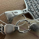 Кулон Архангел Михаїл та ланцюжок срібний комплект із чорнінням 925 проба, фото 8