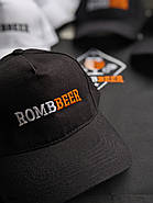 Кепка бейсболка з вашим логотипом Чорна, фото 10