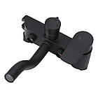 Мийка Kroner 7849LHM ліва + кран із висувним виливом Kroner + душова система Agua + кран для раковини, фото 7