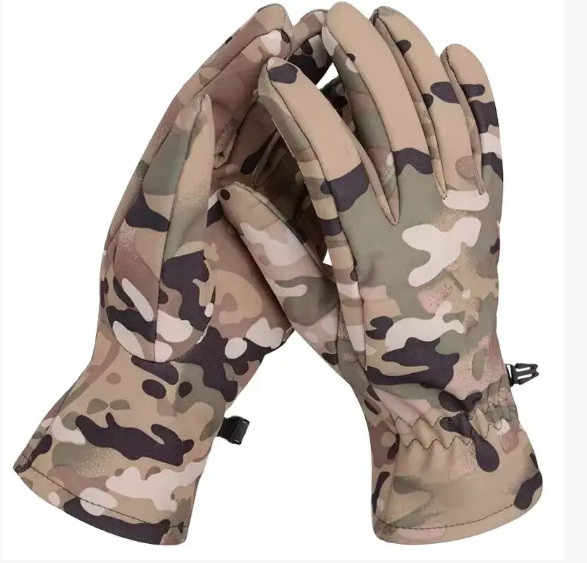 Тактичні рукавички зимові військові, армійські зимові рукавички ЗСУ мультікам розмір L