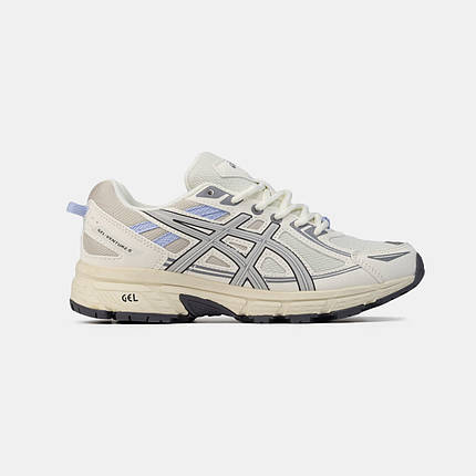 Жіночі кросівки Asics Gel-Venture 6 White Grey Beige | Мода та зручність, фото 1