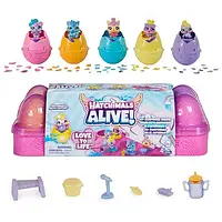 Игровой набор Hatchimals Alive Egg Carton Хэтчималс Элайв с 5 мини фигурками Оригинал