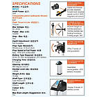 Електромотор для човна Haswing Ultima 3.0 50741 110 Lbs з акумулятором 20.3А 29.6V для тролінгу та риболовлі, фото 4