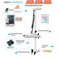 Электромотор для лодки Haswing Cayman W GPS 55 Lbs 50736 HE-50736-137_W