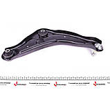 Важіль перед. (знизу) Nissan Qashqai II/Renault Kadjar 13- Л., фото 5