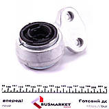 Важіль перед. (знизу) BMW 3 (E46) 98-06 Л. (+сайлентблок), фото 4