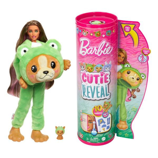 Лялька Barbie Cutie Reveal Цуценя в костюмі жабки