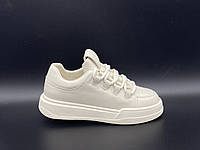 Світлі кеди кросівки. Маленькі розміри (35).