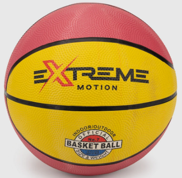 М'яч баскетбол. "Extreme Motion" 520гр, розмір 7,гумовий №BB1485(50) КІ