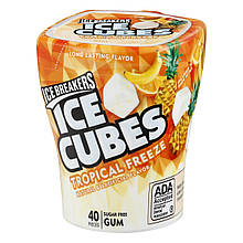 Жувальна гумка "Тропічна свіжість" ICE BREAKERS ICE CUBES Tropical Freeze Sugar Free Chewing Gum 40 шт.