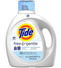 Рідина для прання Tide + Febreze Freshness He Turbo Clean Laundry Detergent Liquid Soap 3.4L 74 loads (США)