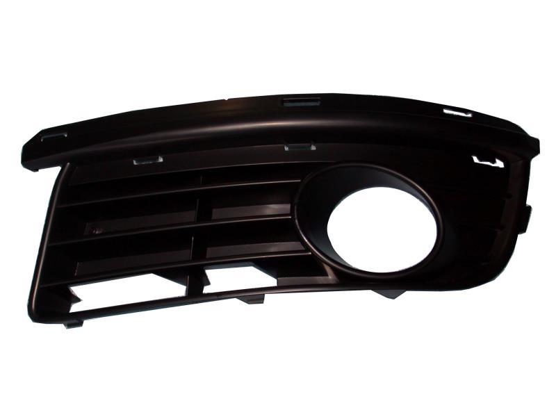 Решітка бампера ліва VW Golf V 07-09 під ПТФ (FPS) з хром війкою 1K0853665E9B9, фото 1