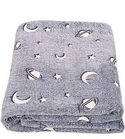 Детский Плед Светящийся в Темноте Magic Glow in the Dark Blanket 100 х 150 см