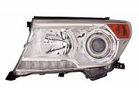 Фара правая Toyota Land Cruiser 200 12-15 D4S/HB3/W21W/LED DEPO 8114560F20