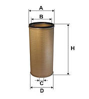 42209Е Фільтр повітряний WIX (AUTOSAN / TAM / IKARUS / VAN HOOL ) аналог В-008/2