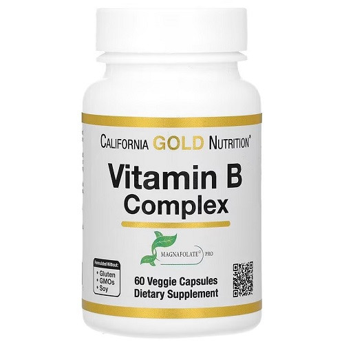 Вітаміни California Gold Nutrition Vitamin B Complex (60 капсул.)