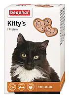 Лакомство для кошек Beaphar Kitty's с протеином и рыбой для кошек, 180 таб