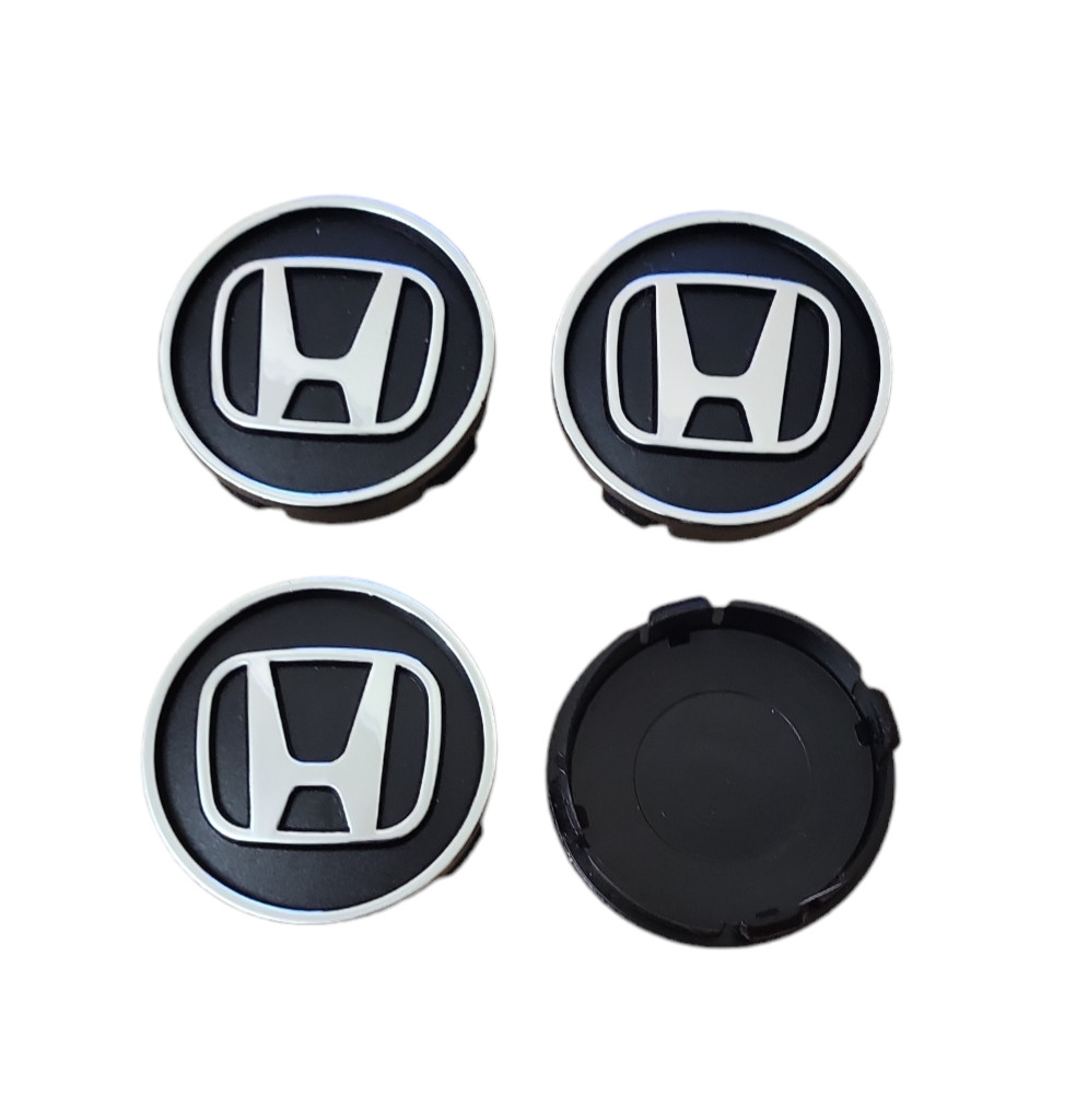 Ковпачки, заглушки на диски Хонда Honda 60 мм / 56 мм чорні