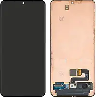 Дисплей Samsung G991/S21 (GH82-24716A) модуль (екран, сенсор) сервісний, оригінал, Сірий