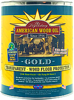 Масло тунгове American Wood Oil AWO Transparent Gold, 950 мл